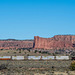 A train passed on the way to the painted desert