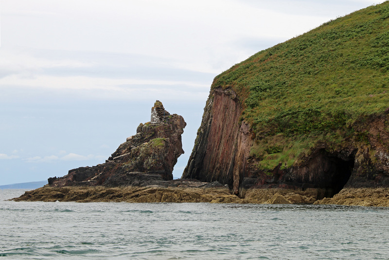 A crack in the rock