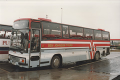 Ben Johnson Tours B219 YAT at Ferrybridge Service Area – 2 Oct 1992 (181-18)