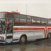 Ben Johnson Tours B219 YAT at Ferrybridge Service Area – 2 Oct 1992 (181-18)
