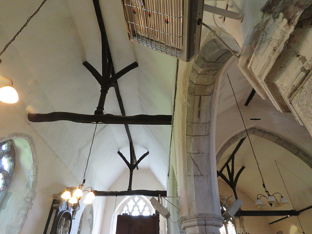 bobbing church, kent, c14 crown post roof