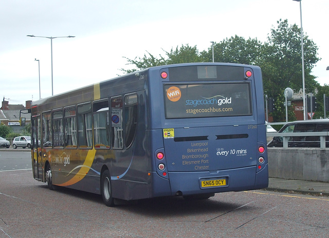 DSCF8025 Stagecoach (Glenvale) 27260 (SN65 OCY) leaving the Queensway Mersey Tunnel in Birkenhead - 16 Jun 2017