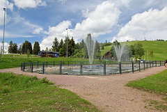 Feldberg - Wasserspiele beim Parkhaus