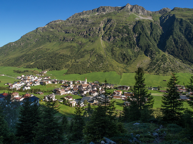 Blick auf Galtür