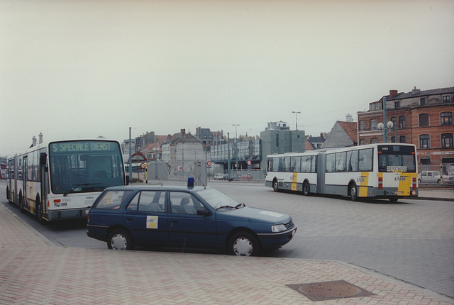 De Lijn garage at Oostende - 25 April 1997 De Lijn garage at Oostende - 25 April 1997