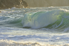 A wave from Porthcurno