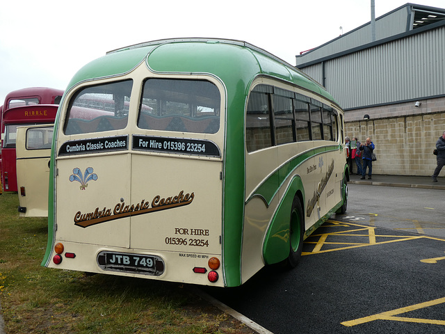Cumbria Classic Coaches JTB 749  at the RVPT Rally in Morecambe - 26 May 2019 (P1020427)