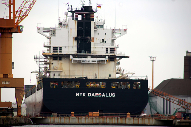 NYK DAEDALUS im Dock