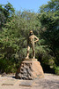 Zimbabwe, Monument to David Livingstone in the Victoria Falls National Park