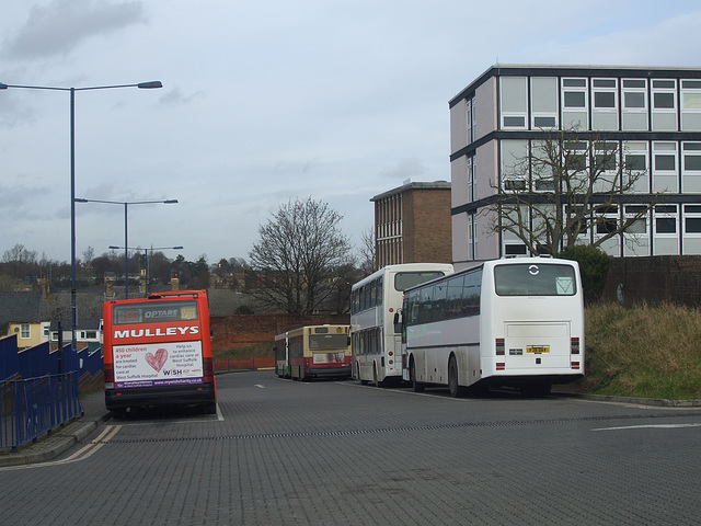 DSCF0717 Bury St Edmunds bus station - 14 Feb 2018