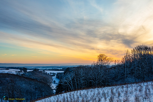 New winter day