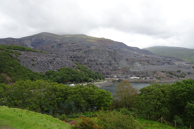 View Over The Llanberis Slate Mines