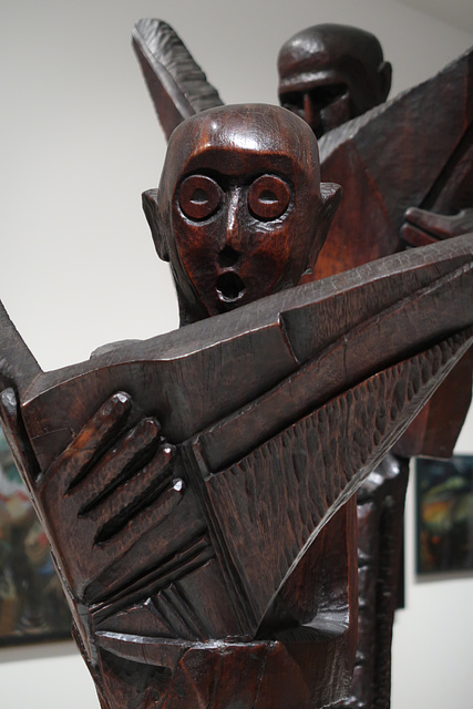 Seven Wooden Sculptures comissioned by the Daily Mirror in 1960