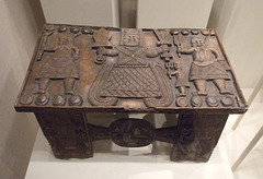 Oba with Mudfish Legs Stool in the Metropolitan Museum of Art, December 2010