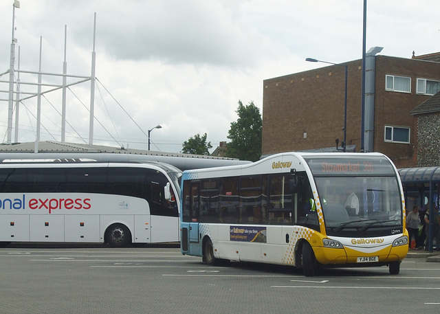 Galloway 330 (YJ14 BGE) in Bury St. Edmunds - 29 Jun 2016 (DSCF4394)