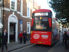 DSCF5686 Stagecoach East (Cambus) 13813 (BV18 YAA) in Cambridge - 12 Dec 2018