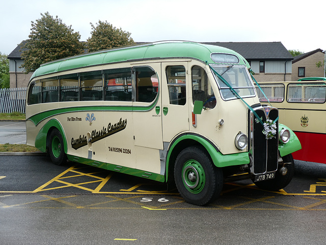 Cumbria Classic Coaches JTB 749 at the RVPT Rally in Morecambe - 26 May 2019 (P1020404) Cumbria Classic Coaches JTB 749 at the RVPT Rally in Morecambe - 26 May 2019 (P1020404)