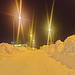 Road trough snow