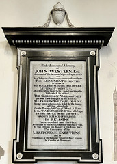 Dordrecht 2025 – Grote Kerk – Monument for John Western, Esq.