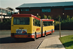 South Yorkshire Transport (Mainline) 2008 (C108 HDT) leaving Meadowhall – 9 Oct 1995 (290-12)