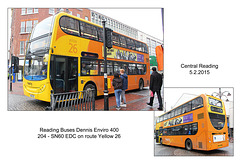 Reading Buses 204 - central Reading - 5.2.2015