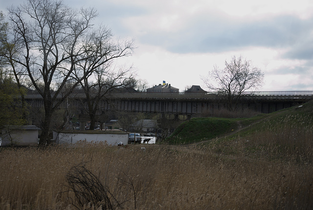Brücke über Dniester in Majaky