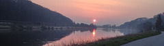 Sonnenuntergang Elbe Oberposta 009