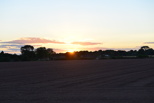 August sunset