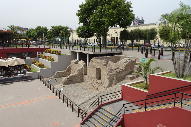 Remains Of The Old Walls Of Lima