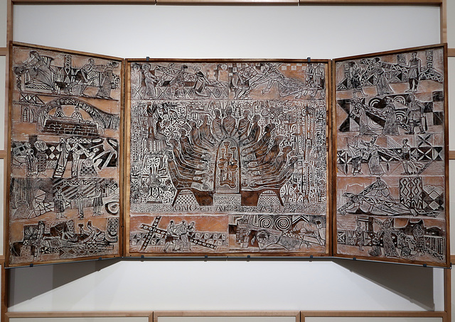The Last Supper by Bruce Onobrakpeya, 1981