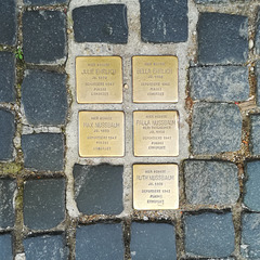 Memento - Squares "Stolpersteine" (stumble-over-stones)