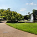 Weg am Fontänenteich im Stadtgarten (Bottrop) / 11.05.2024