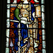 Victorian Stained Glass Detail, Little Easton Church, Essex