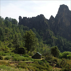 The hut in the caldeira.