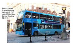 Reading buses 846 - central Reading - 5.2.2015