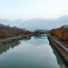 Der Dortmund-Ems-Kanal von der Brücke Ellinghauser Straße aus (Dortmund-Lindenhorst) / 27.11.2016