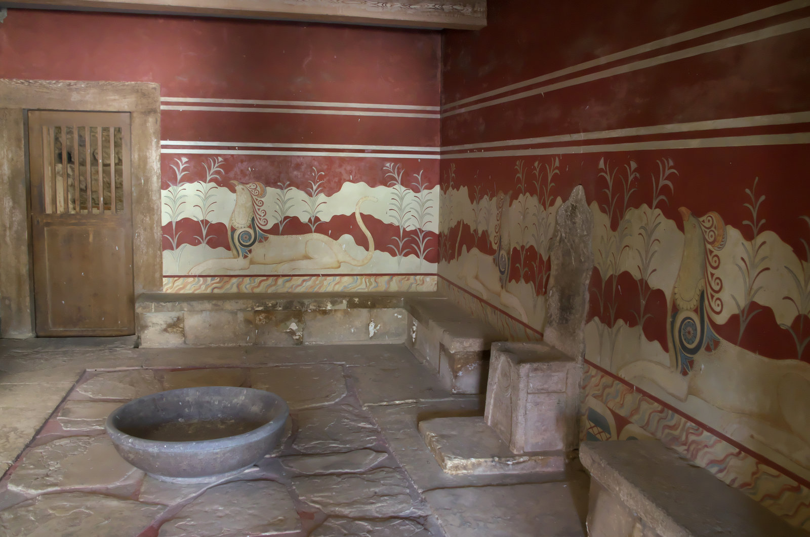 Throne Room (Goddess Sanctuary) at Knossos