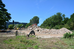 Demolition of the former Clusius Laboratory