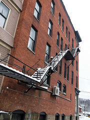 Snowy stairs