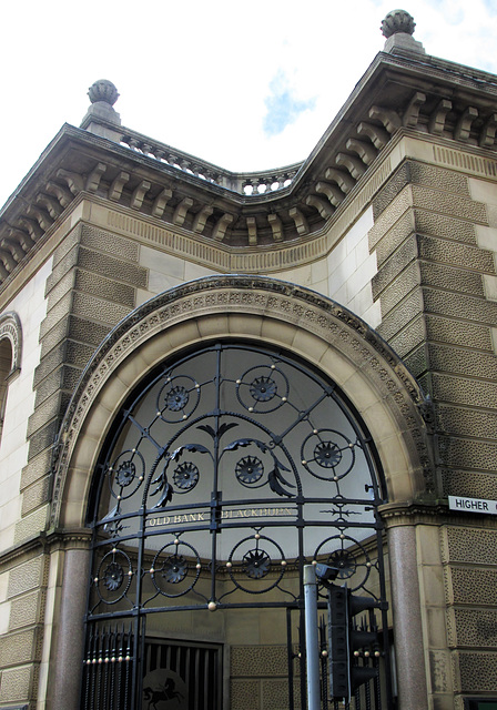 The old bank - entrance.