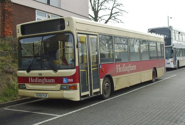 DSCF0713 H C Chambers (Go Ahead) 260 (EU56 FLR) in Bury St.Edmunds - 14 Feb 2018