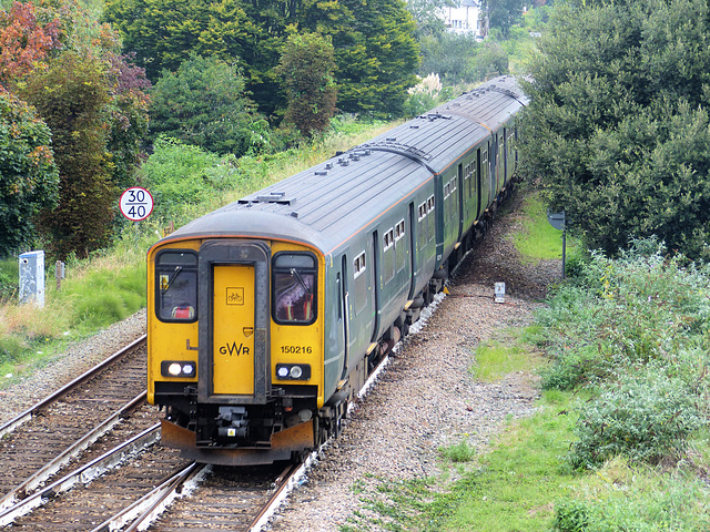 150216 arriving at Paignton - 20 September 2020