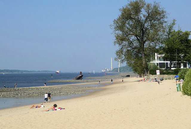 An der Elbe: Im Sommer