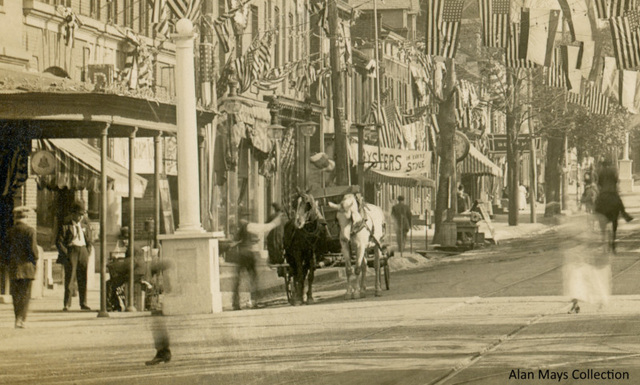 Old Home Week, Locust Street, Columbia, Pennsylvania, 1913 (Cropped Left)