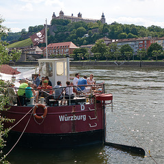 Würzburg am Main mit Marienburg