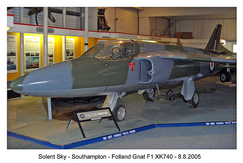 Folland Gnat F1 XK740