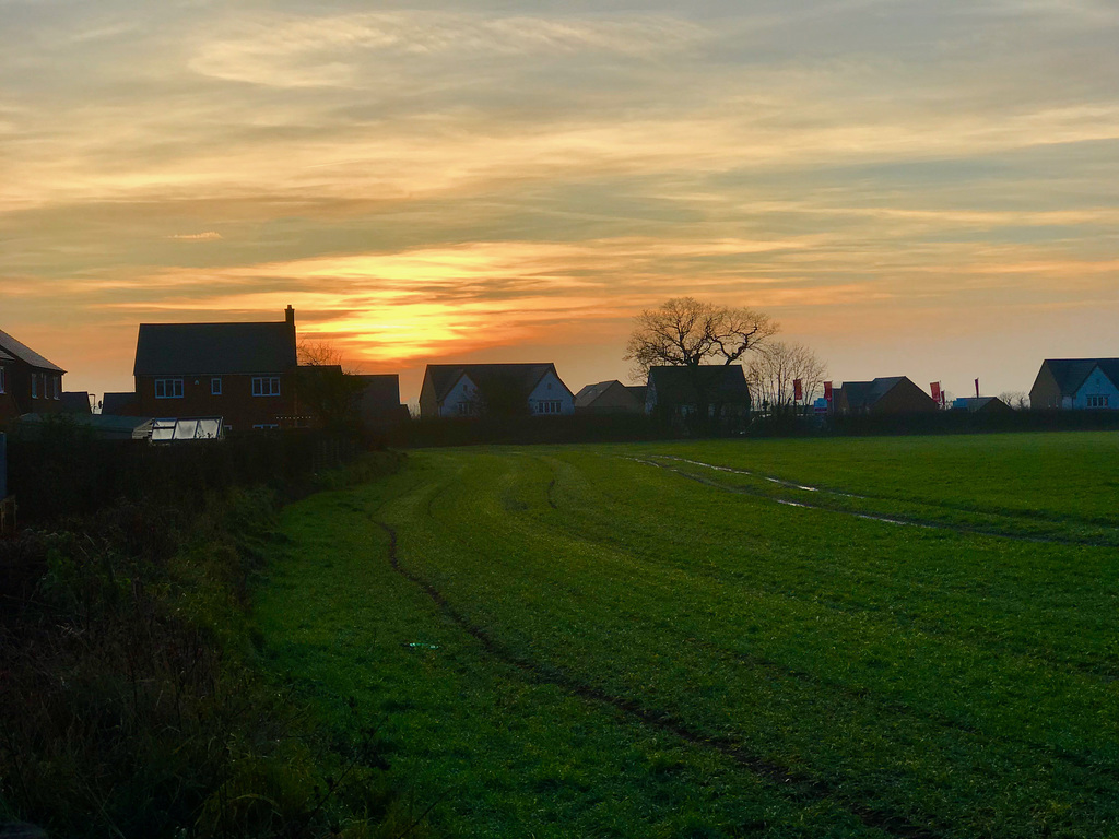 Gnosall sunset