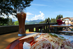 wohlverdiente Brotzeit