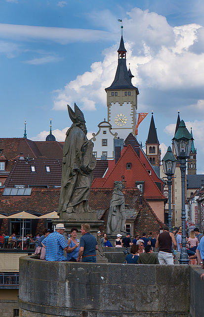 Würzburg -Brückenleben