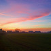 Gnosall misty sunset